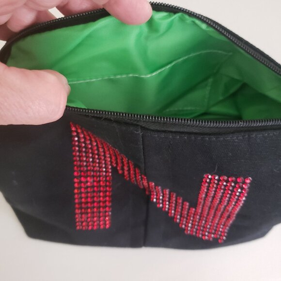 New with Tags /Lyn Dorf/ Ladies Red Sequined "N" (Nebraska) Huskers Black Purse - Picture 6 of 6